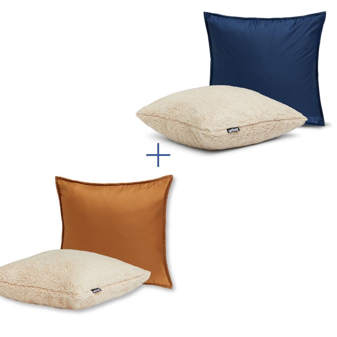 #Kissenbezug farbe_dunkelblau #kissenbezug farbe2_karamell