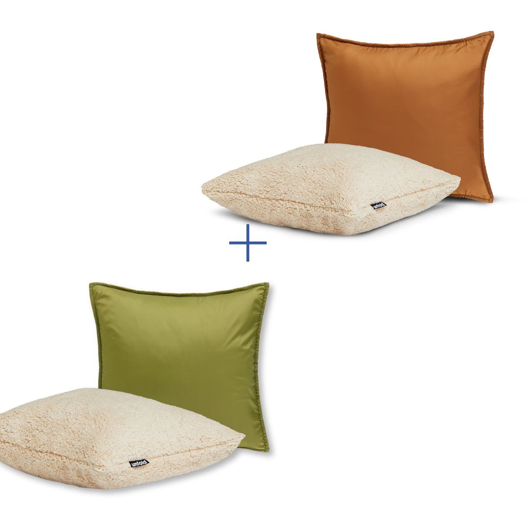 #Kissenbezug farbe_karamell #kissenbezug farbe2_oliv