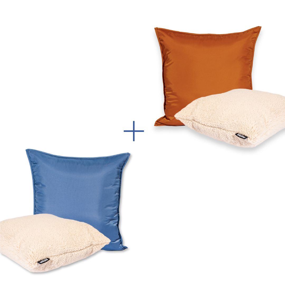 #Kissenbezug farbe_rost #kissenbezug farbe2_blau