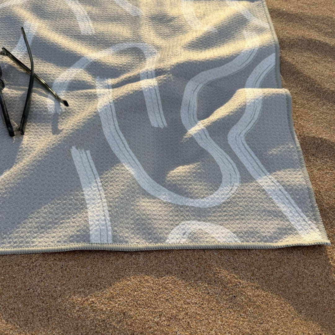 Reisehandtuch 180x90cm groß, schnelltrocknend & recycelt