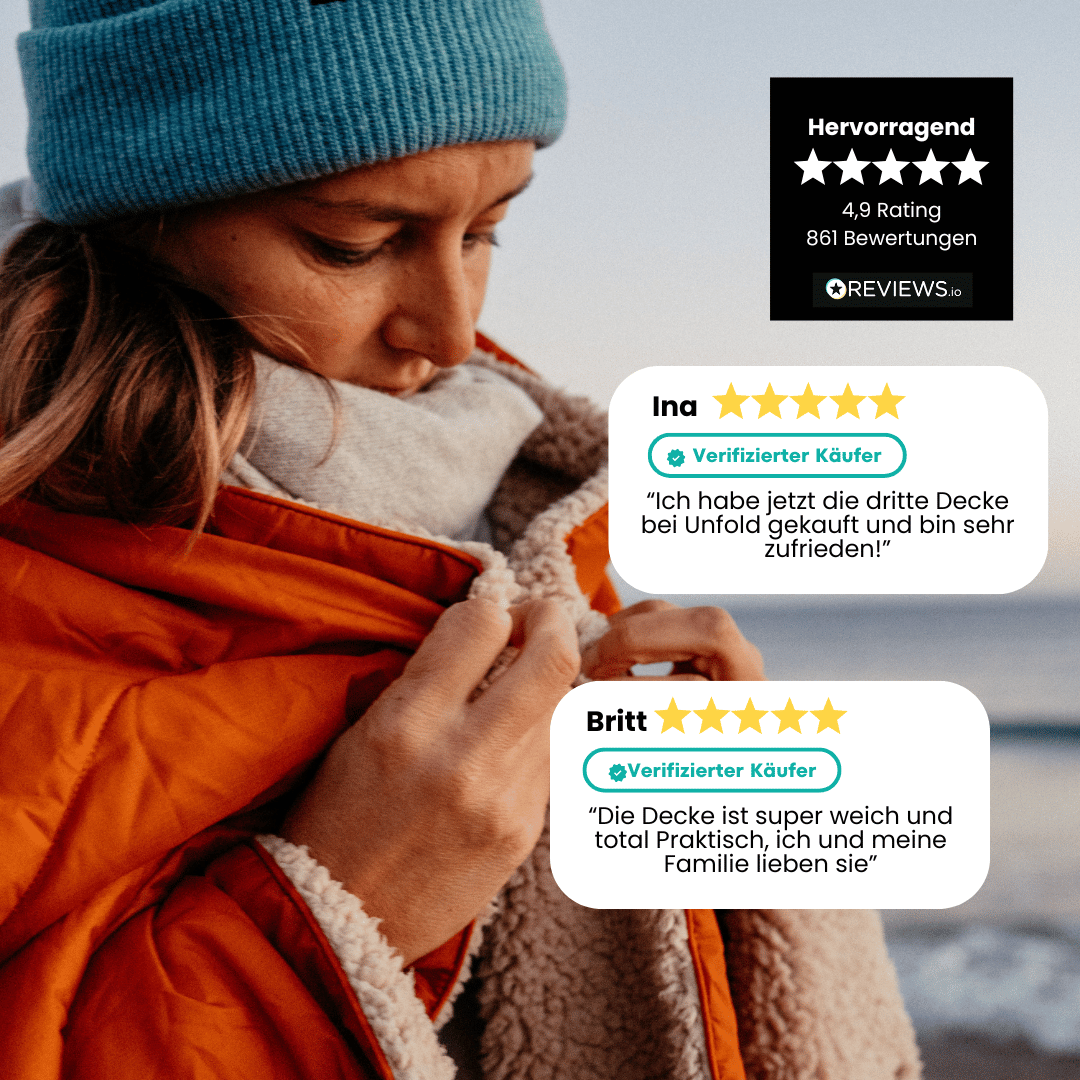 positive Kundenstimmen der warmen Kuscheldecke