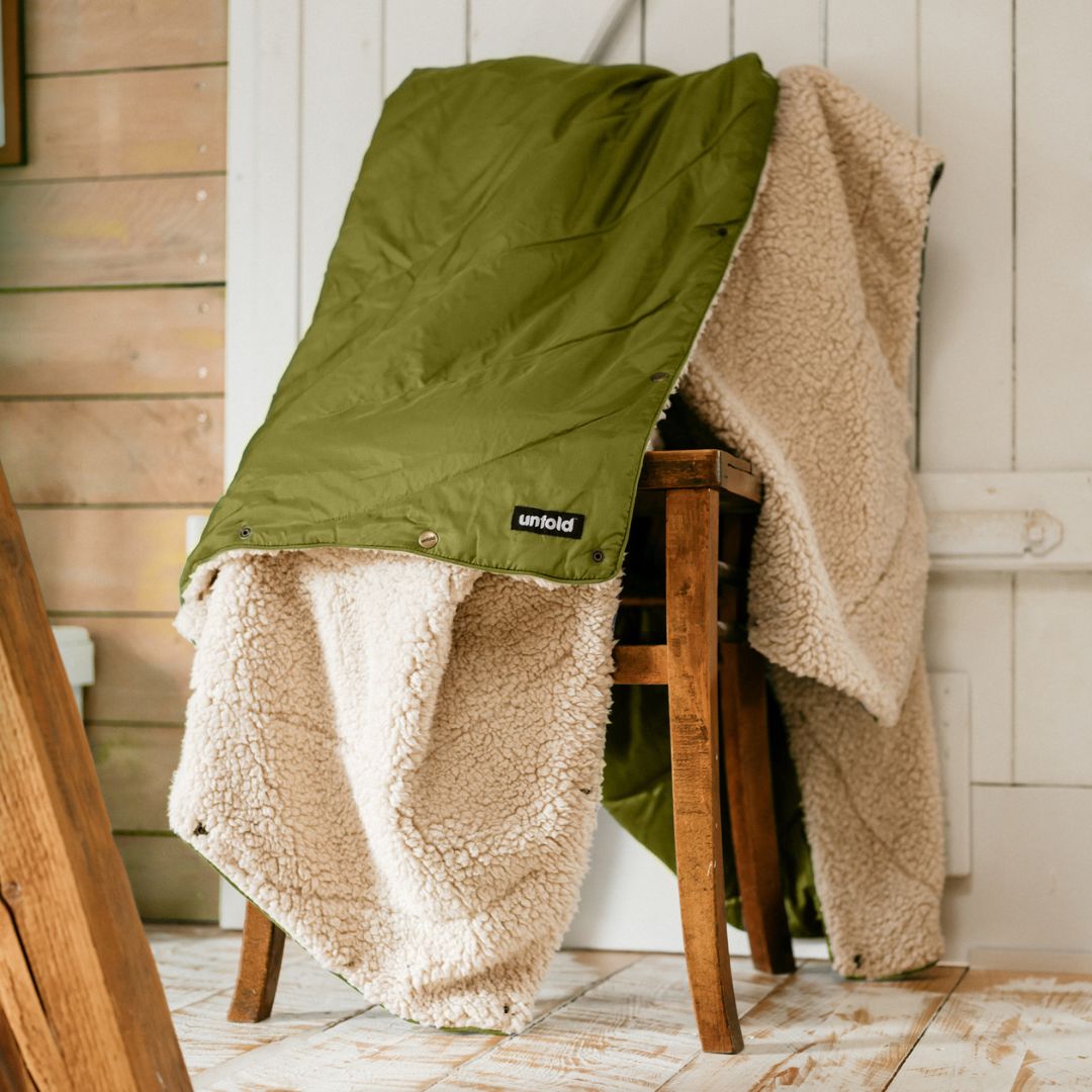Warme, leichte Kuscheldecke für Angler