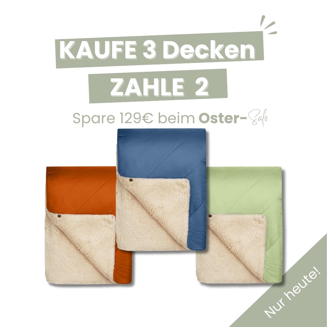 3 für 2 Kuscheldecken Bundle