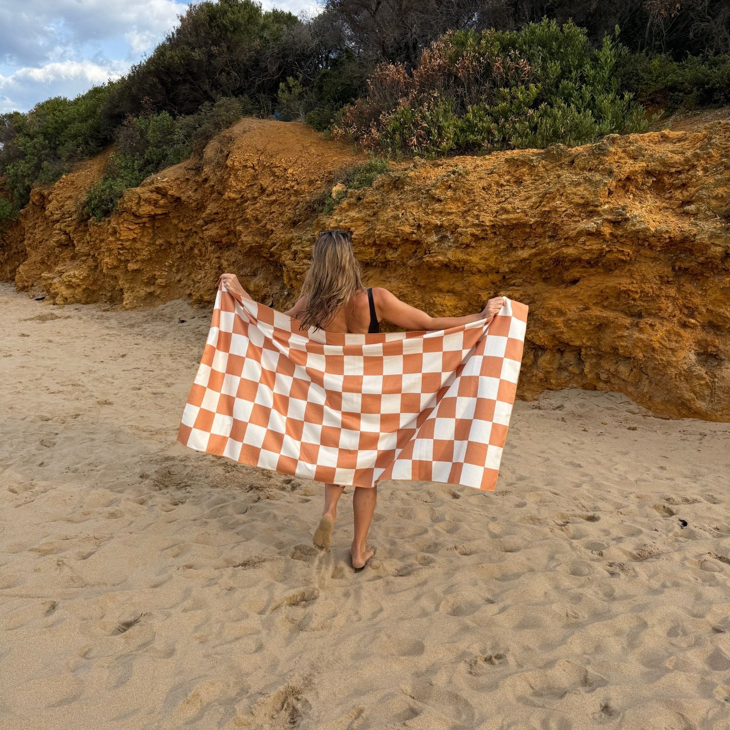 Reisehandtuch 180x90cm groß, schnelltrocknend & recycelt