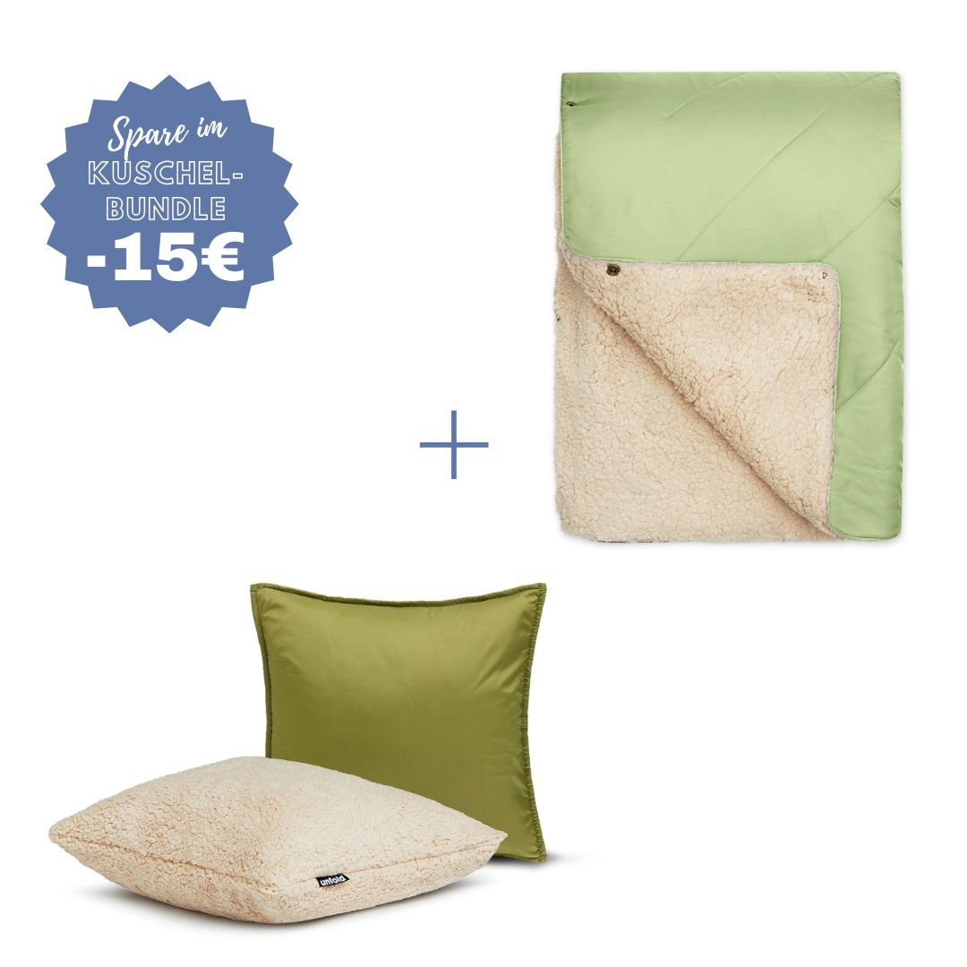 #farbe Kuscheldecke_salbei #farbe Kissenbezug_oliv