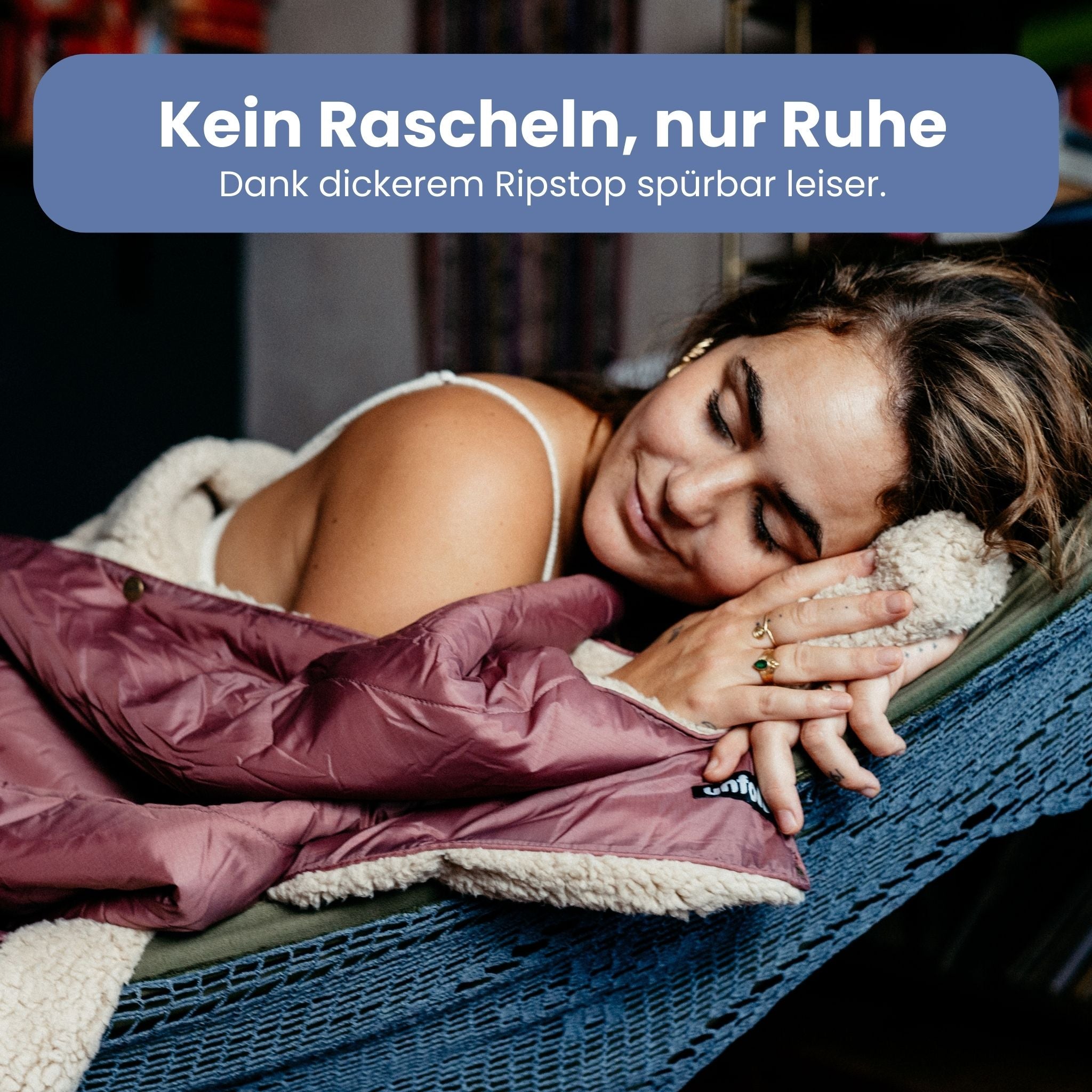 Warme Kuscheldecke weich, groß & recycelt