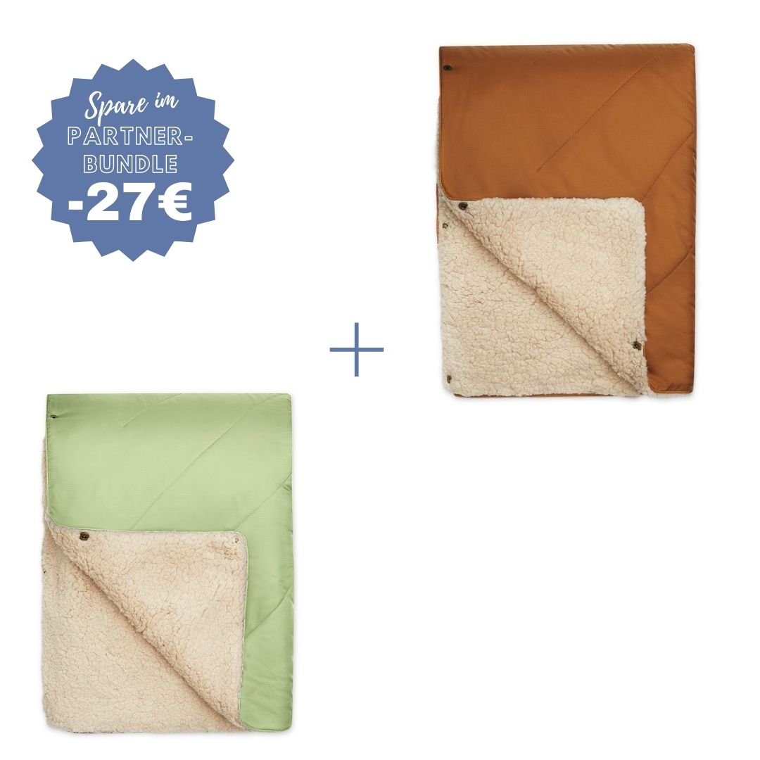 #kuscheldecke farbe_karamell #kuscheldecke2 farbe_salbei