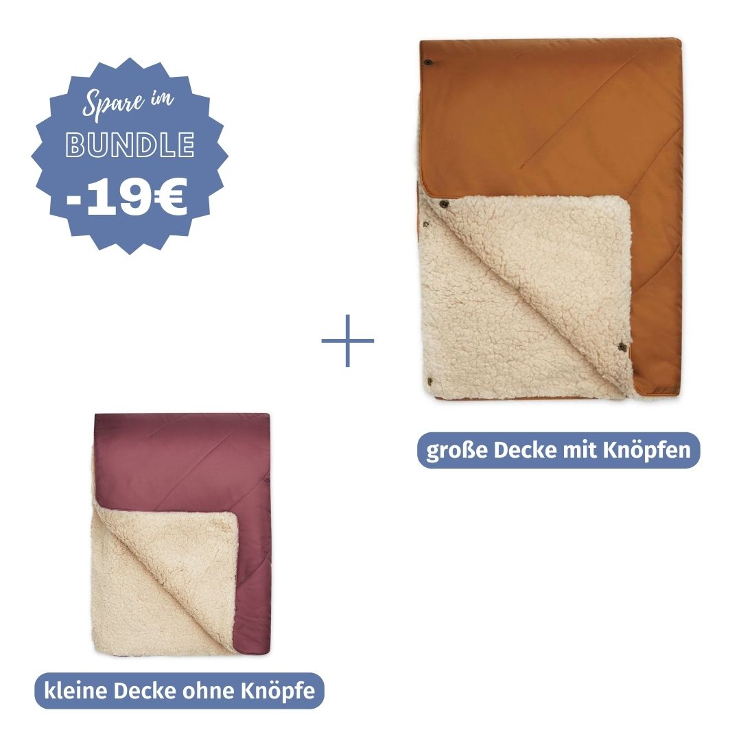 #farbe Hundedecke_beere #Farbe Herrchenn Kuscheldecke_karamell