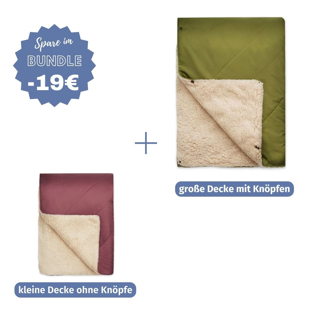 #farbe Hundedecke_beere #Farbe Herrchenn Kuscheldecke_oliv