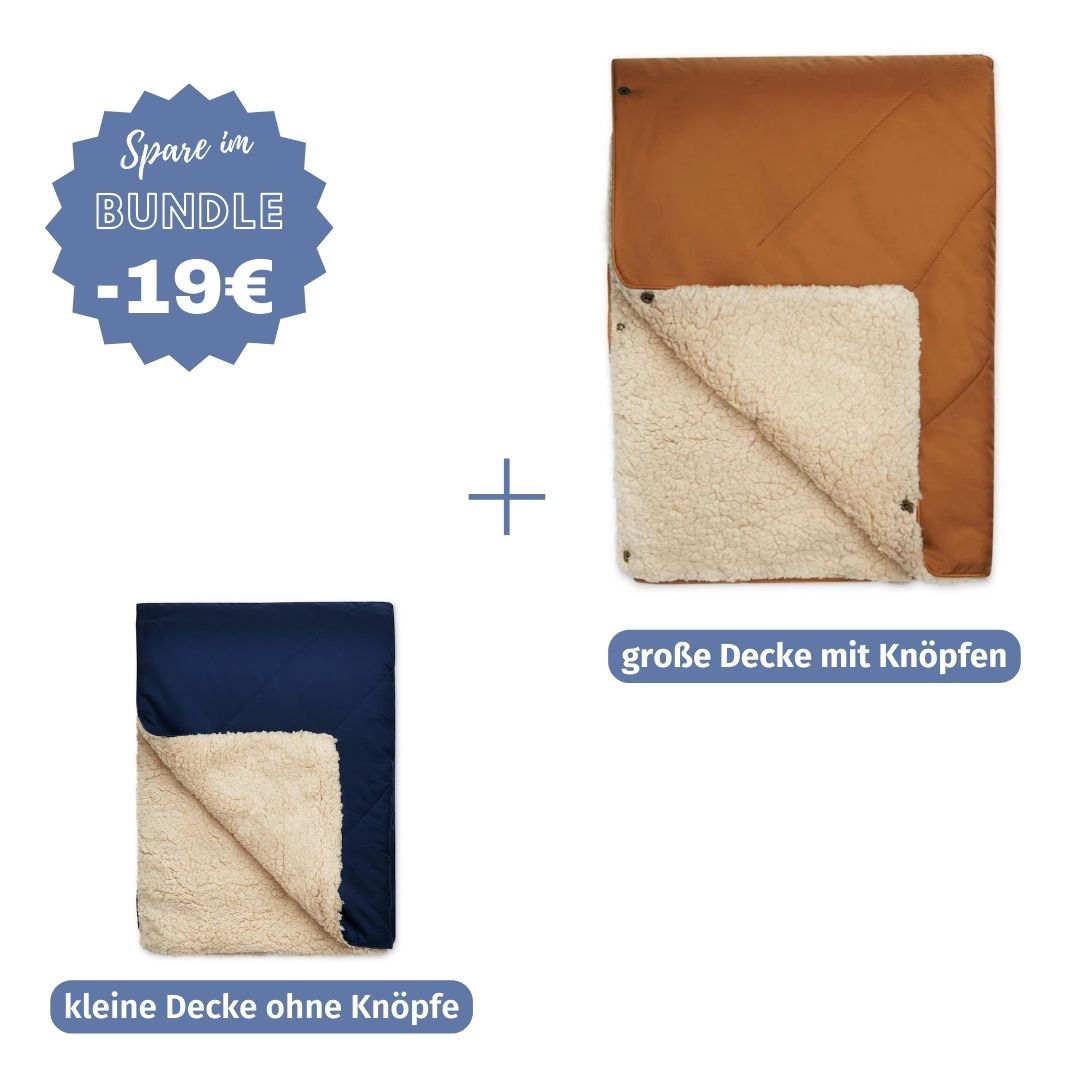 #farbe Hundedecke_dunkelblau #Farbe Herrchen Kuscheldecke_karamell