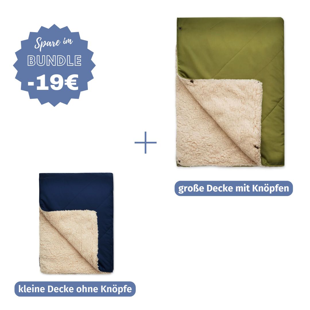 #farbe Hundedecke_dunkelblau #Farbe Herrchenn Kuscheldecke_oliv