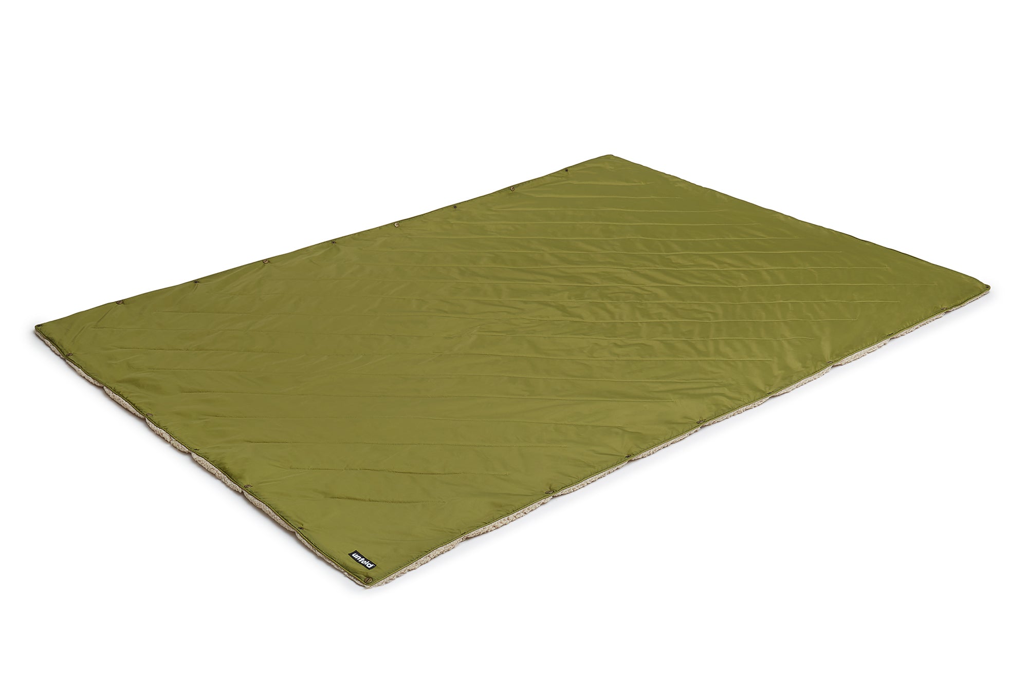 Outdoor Kuscheldecke in Olivgrün für draußen von UNFOLD #farbe_oliv