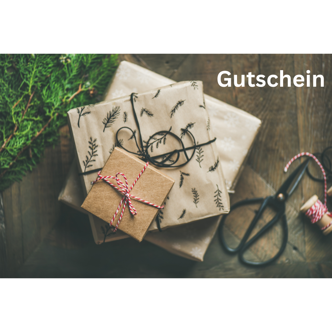 Gutschein Foto mit Geschenken