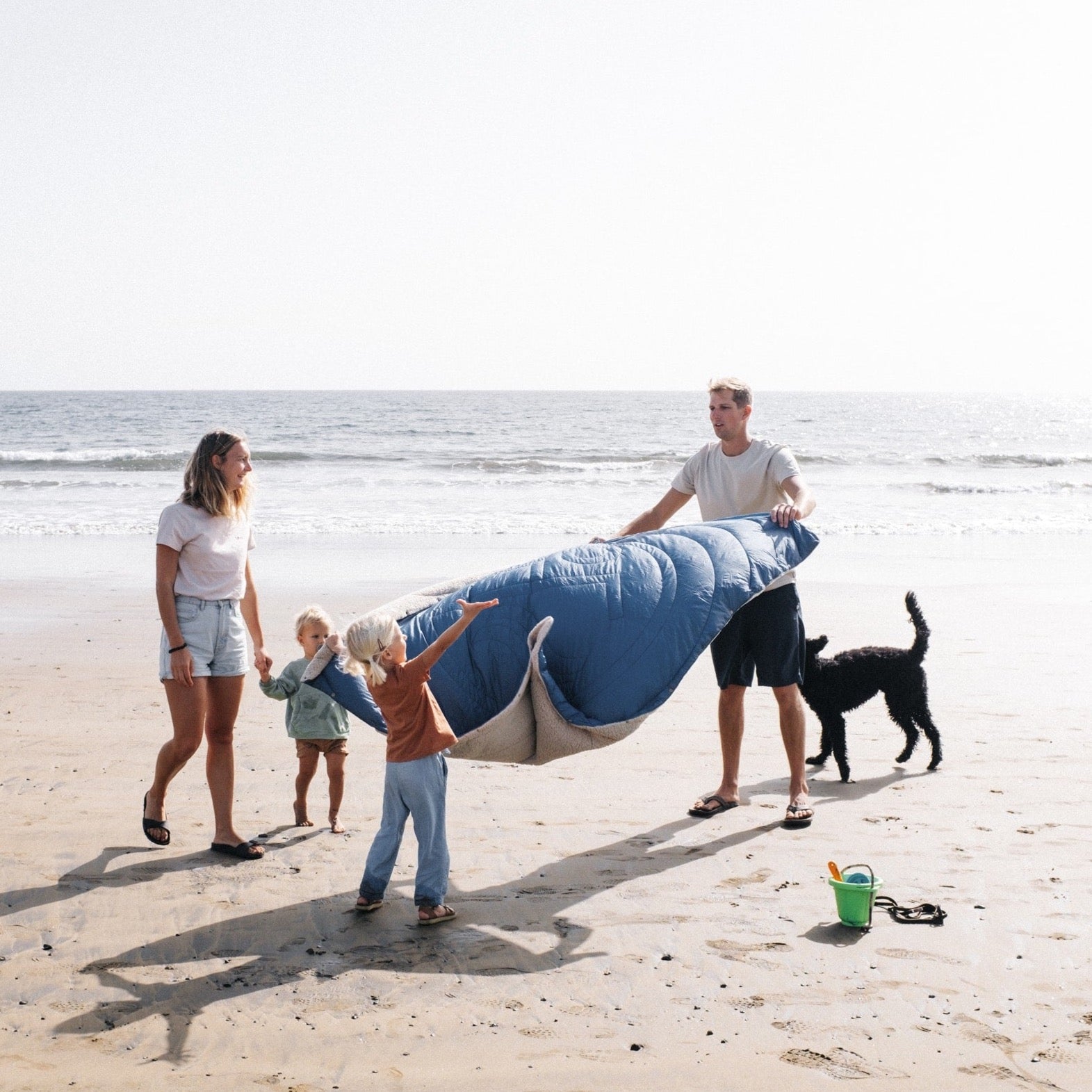 Kuscheldecke praktisch & groß genug für die Familie #farbe_blau