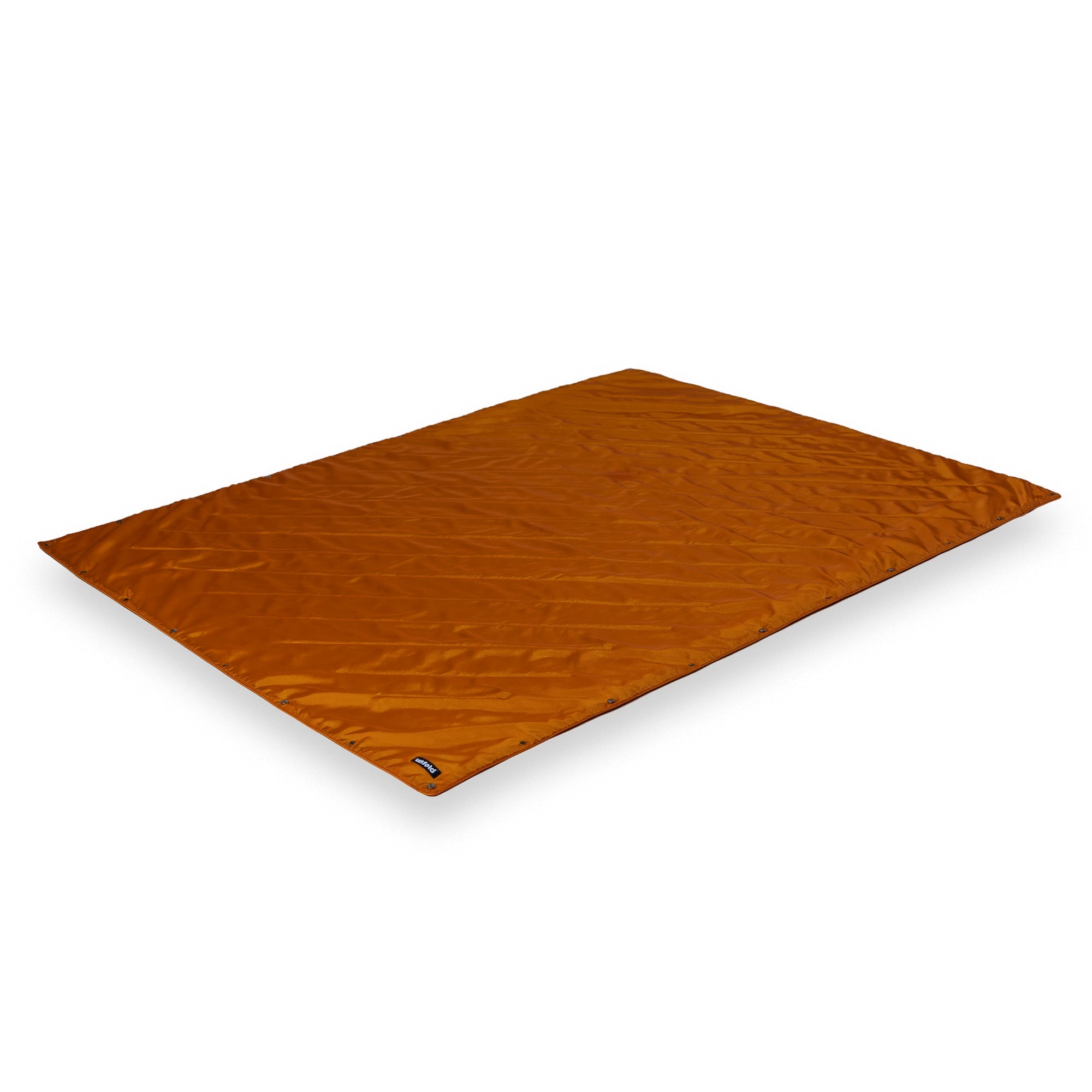 Nachhaltige Reisedecke warm in Rostrot von UNFOLD