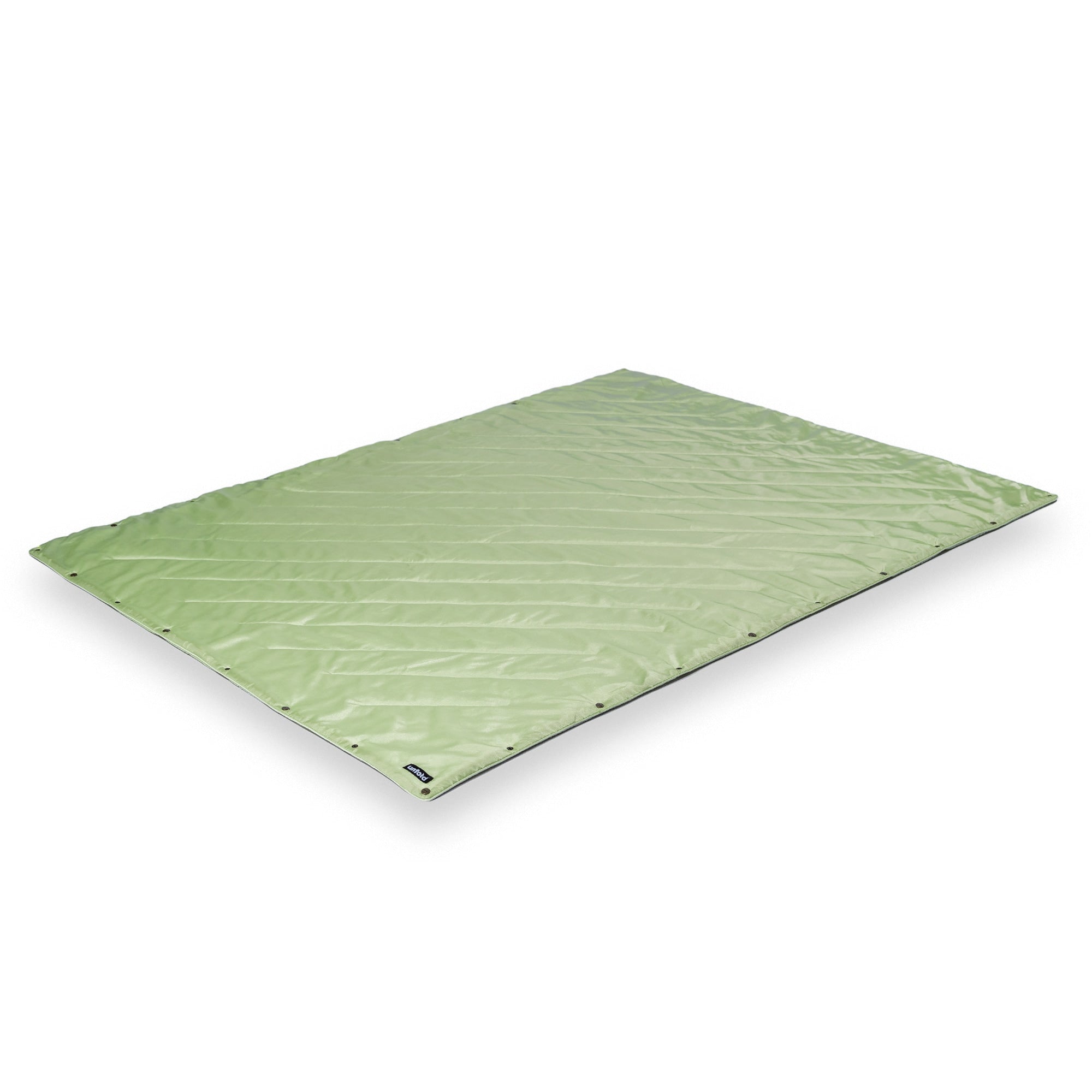 Reisedecke in Salbei: grün und kleines Packmaß von UNFOLD