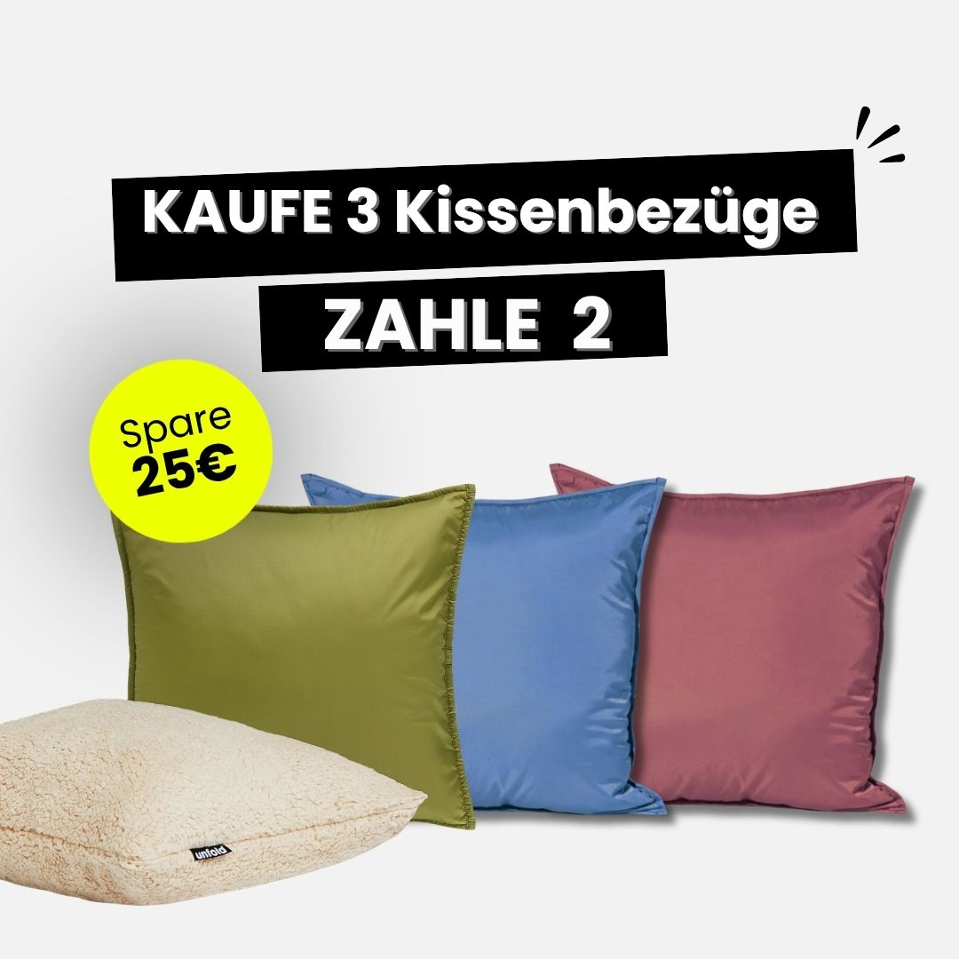 3 für 2 Kissenbezug Bundle