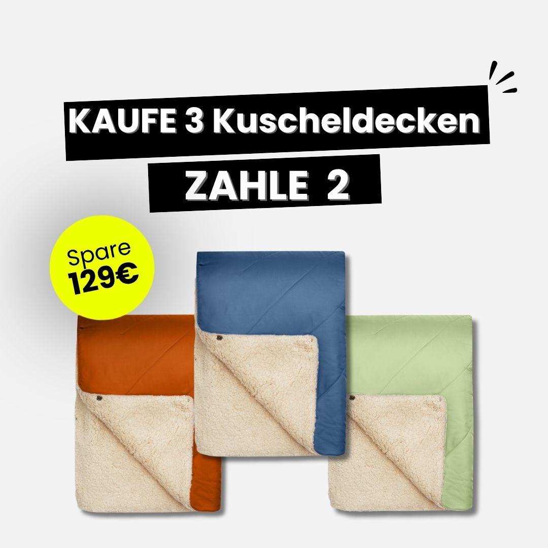 3 for 2 cosy blanket bundle