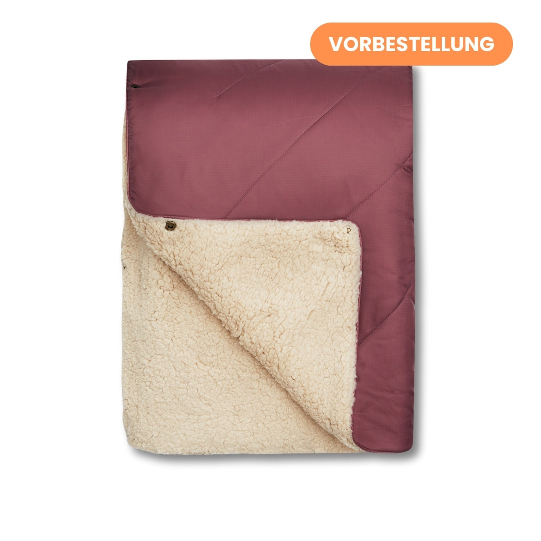 Warme Kuscheldecke weich, groß & recycelt