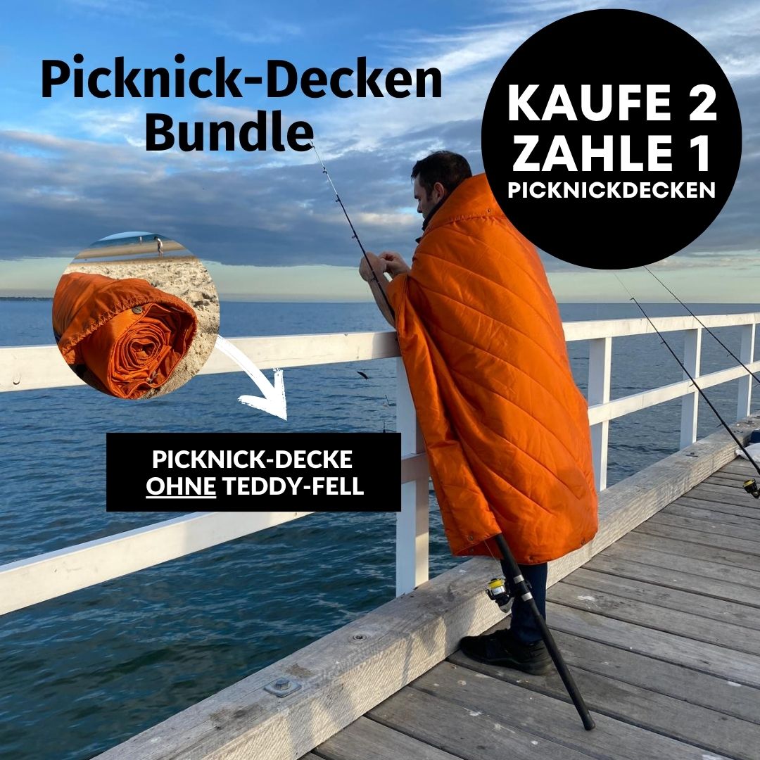 Kaufe 2, Zahle 1 Picknickdecken Bundle OHNE Teddy-Fell