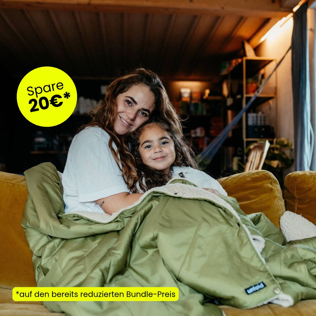 Cozy blanket set for adults and children