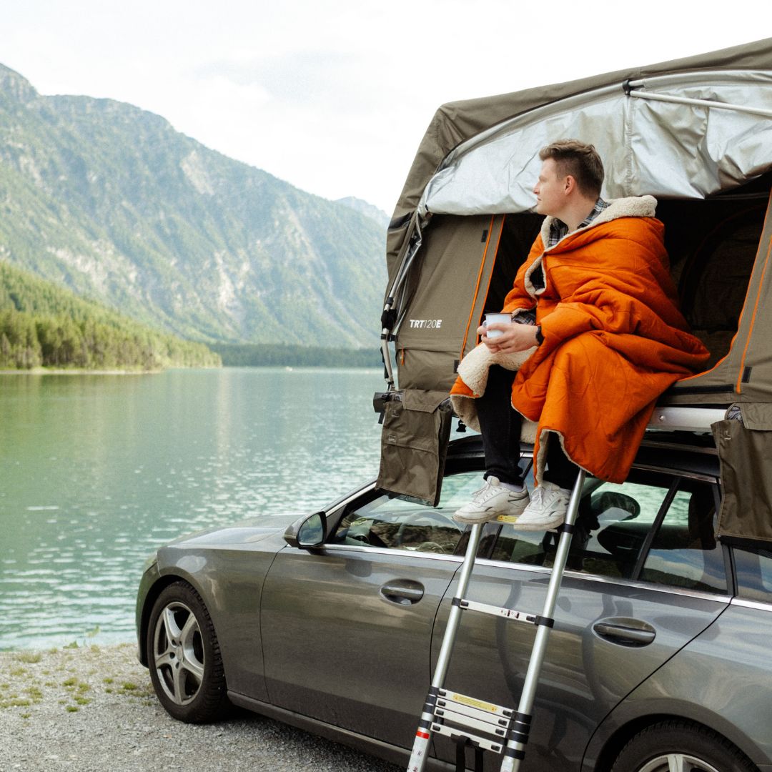 Warme, leichte Kuscheldecke für Angler